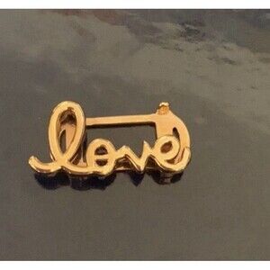 Keep Collective LOVE Rose Gold Tone Script Word Love Slider Valentines Day NIP